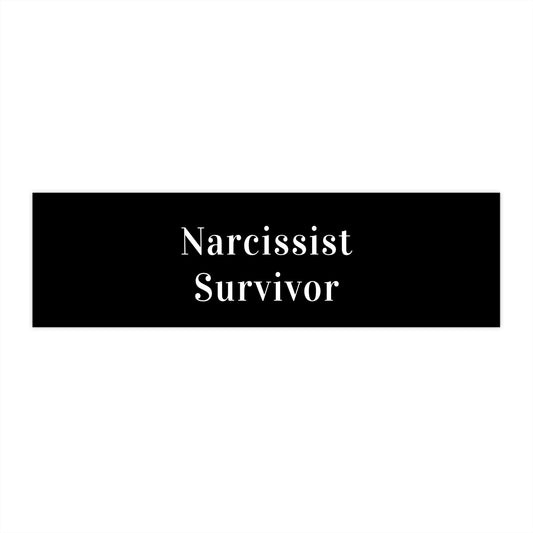 Narcissist Survivor - Bumper Stickers by RecreatingKrista