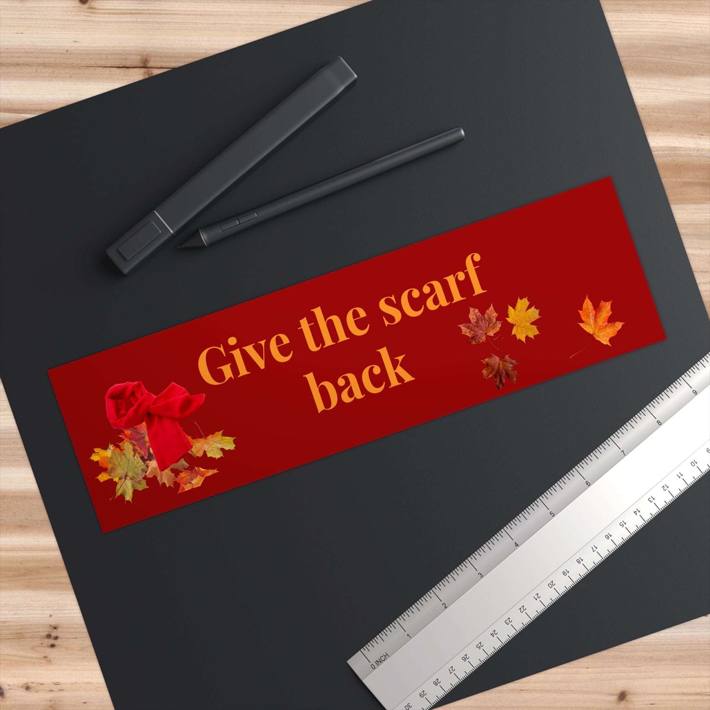 Give the Scarf Back - Bumper Stickers - by RecreatingKrista