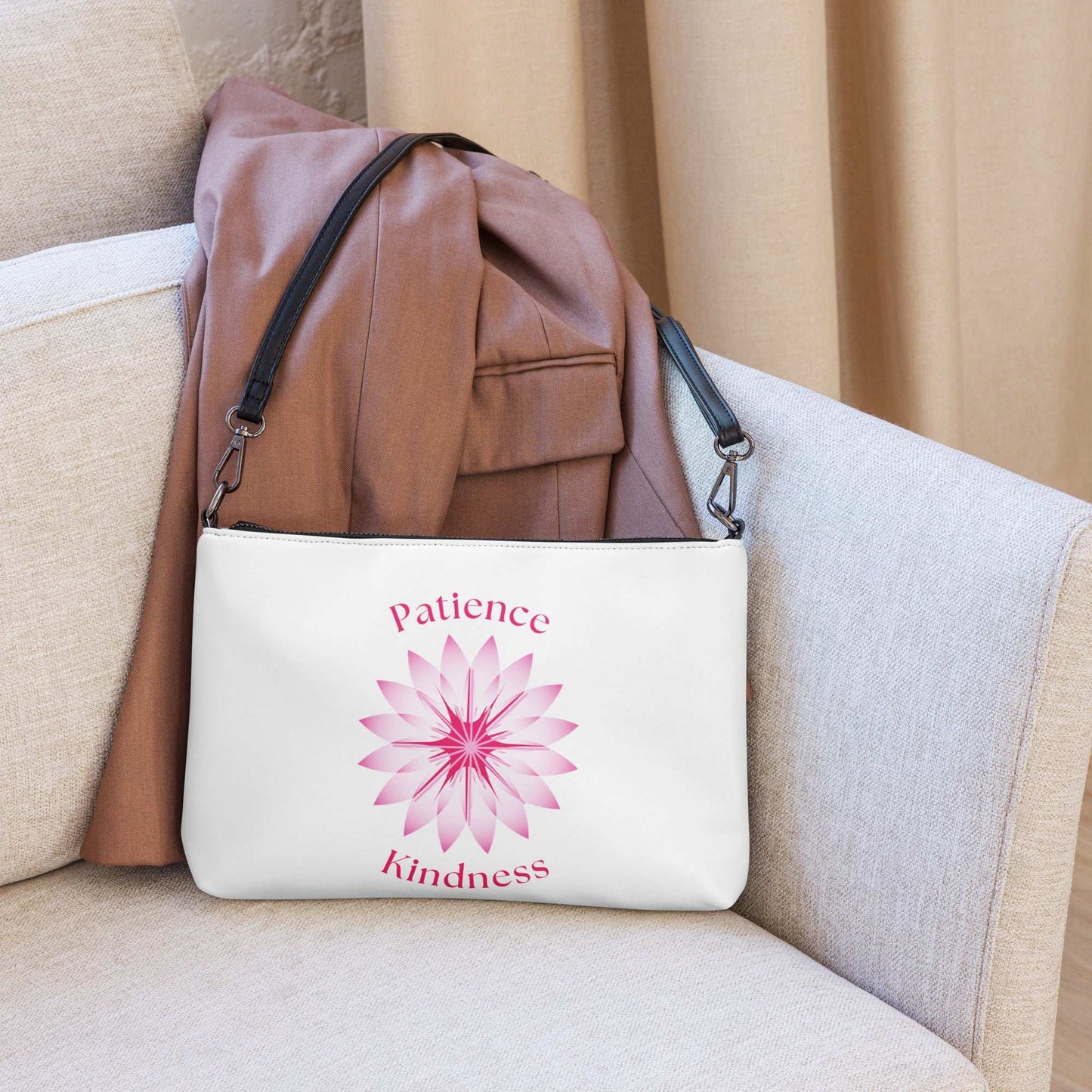 Be Patient - Be Kind - Crossbody bag - by RecreatingKrista