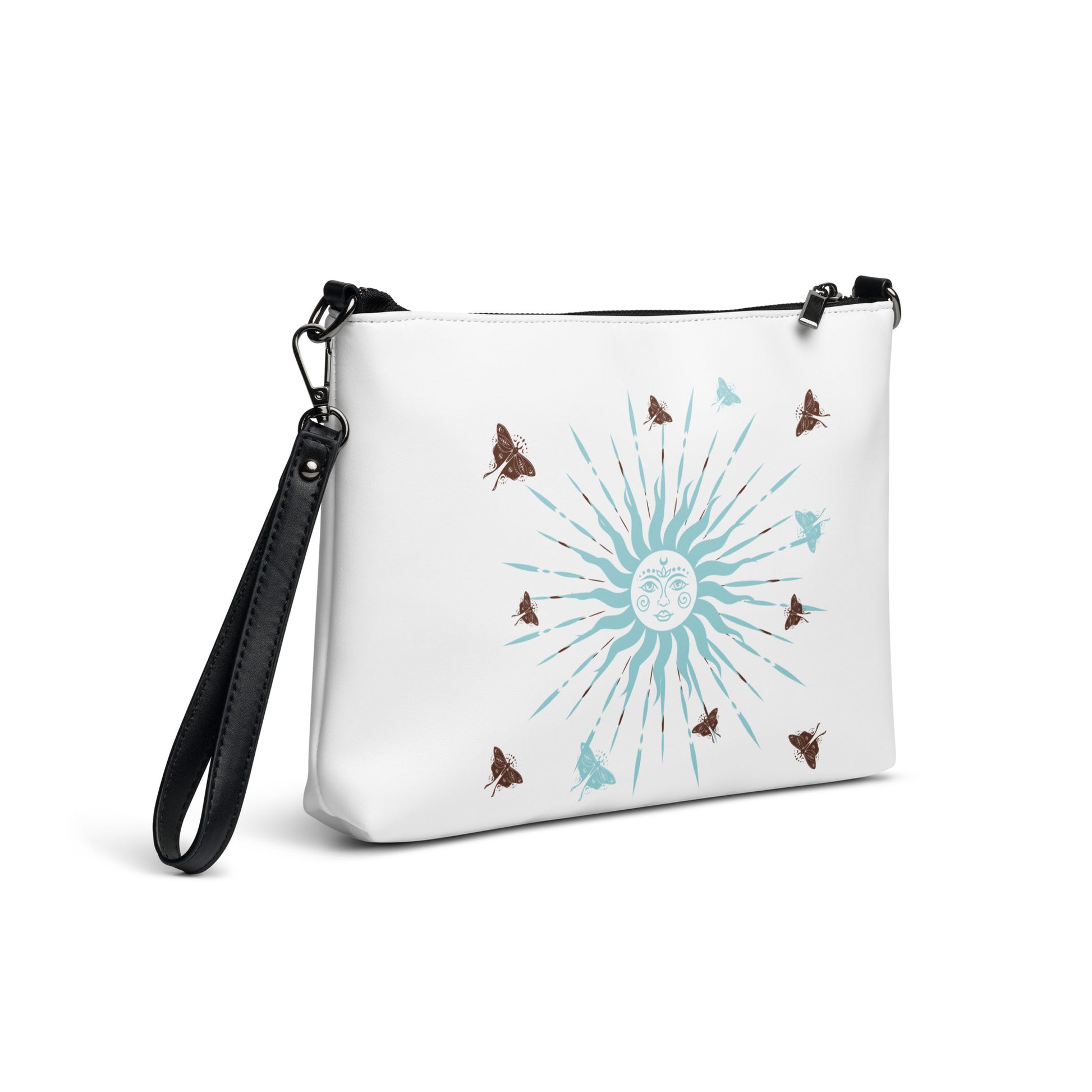 Hamsa Spirituality Symbolism Crossbody bag by EraofInk