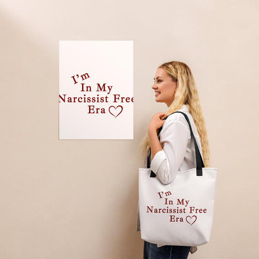 I'm In My Narcissist Free Era Tote Bag by EraofInk