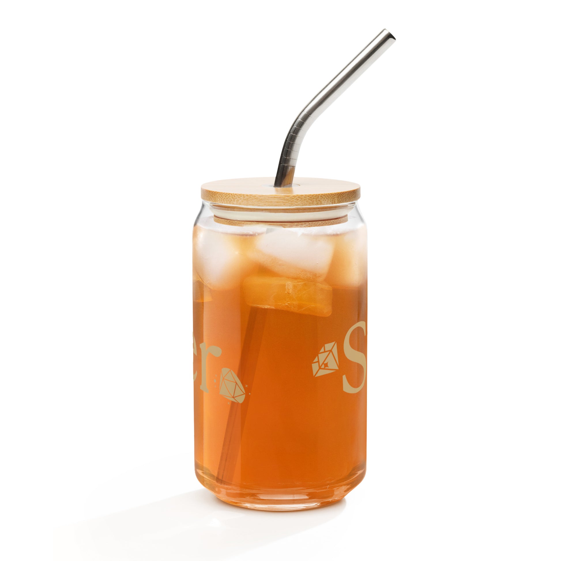 Shimmer Can-shaped Glass by EraofInk