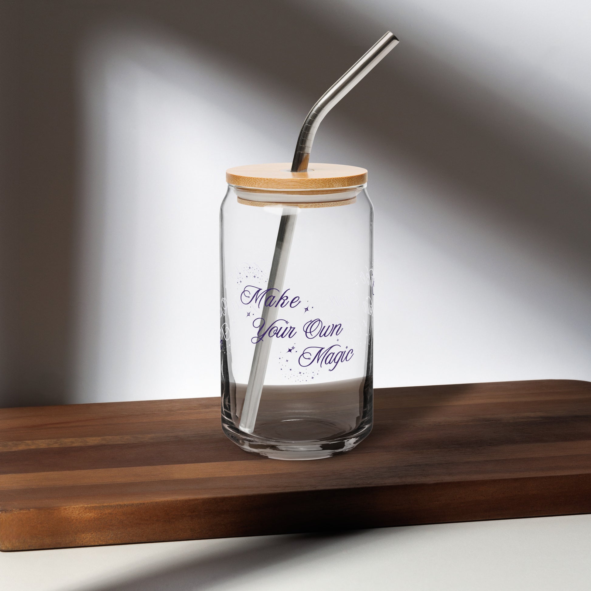 Make Your Own Magic Inspirational Motivational Can-shaped Glass by EraofInk