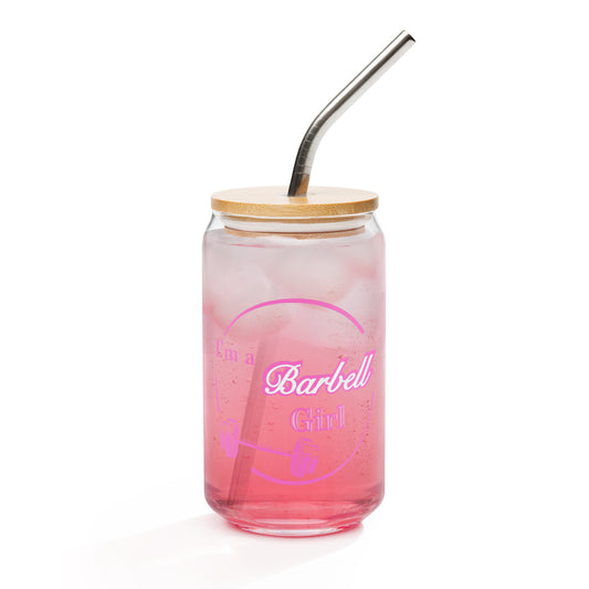 I'm a Barbell Girl Can-shaped Glass by EraofInk