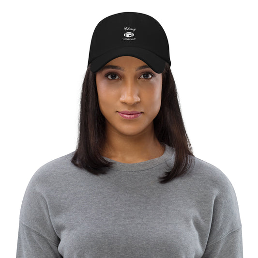 Classy 'til Kickoff Football White Font Dad Hat by EraofInk