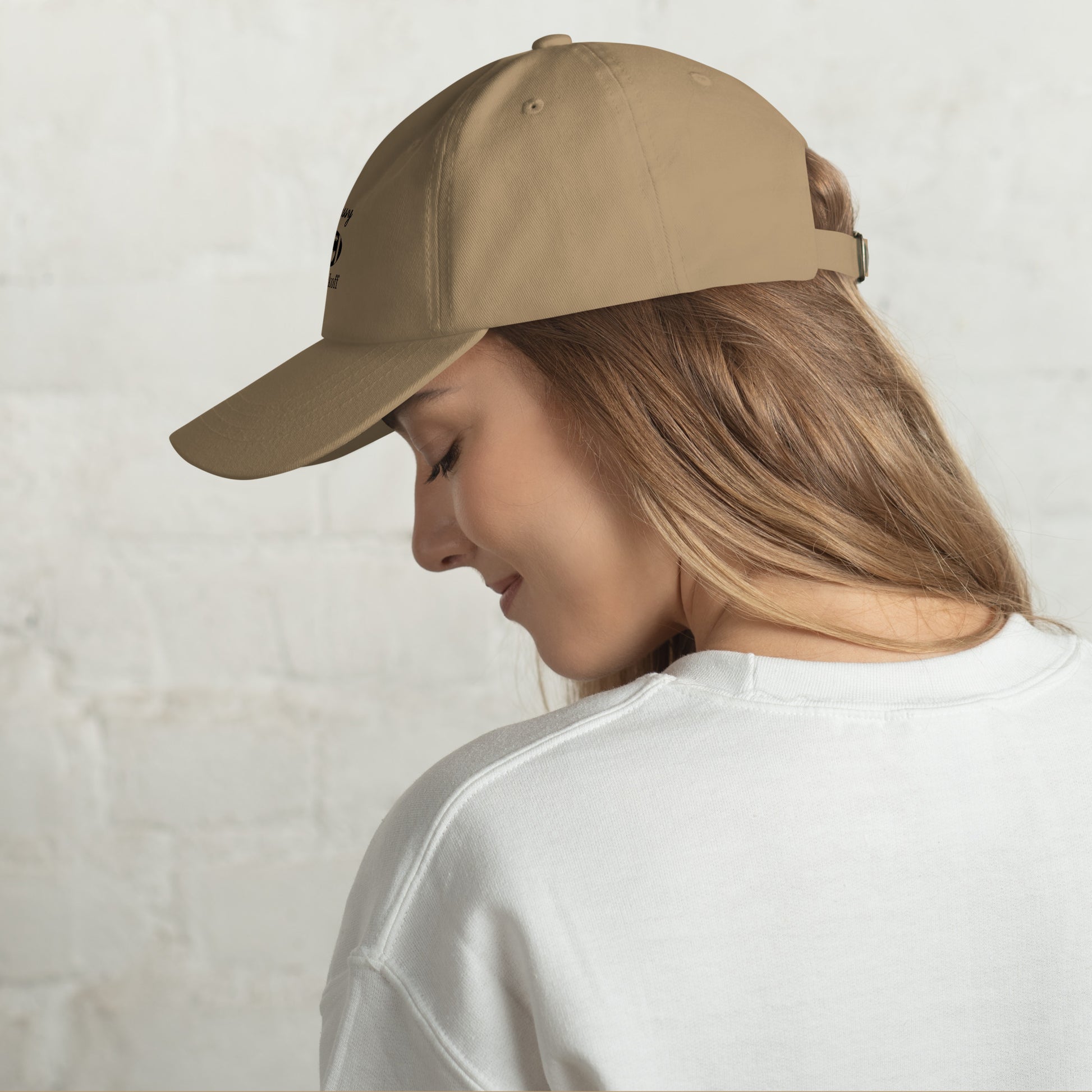 Classy 'til Kickoff Football Black Font Print Dad Hat by EraofInk