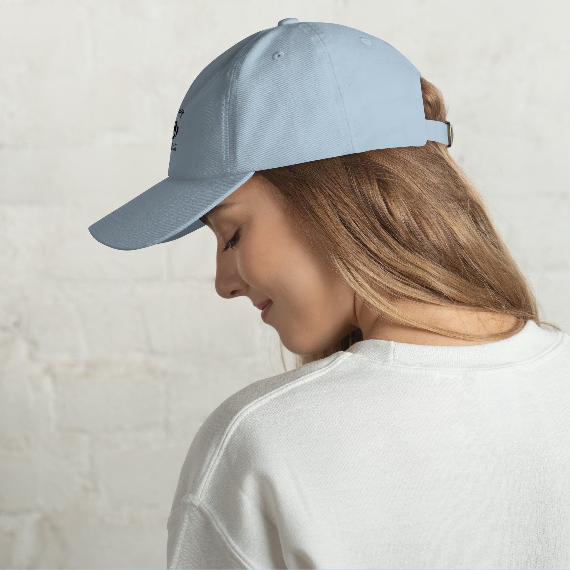Classy 'til Kickoff Football Black Font Print Dad Hat by EraofInk
