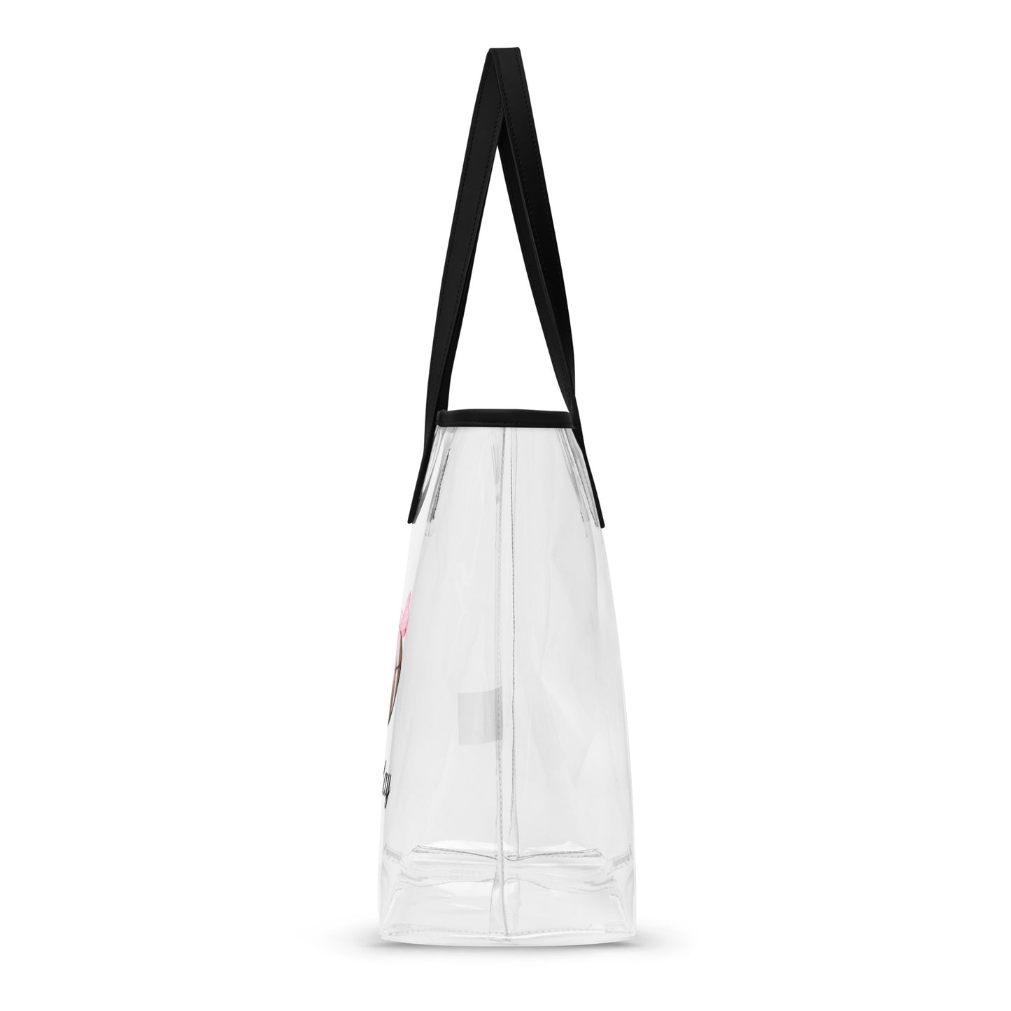 Gameday Football Clear Stadium Approved Tote Bag by EraofInk **Bag is clear & printed on both sides**