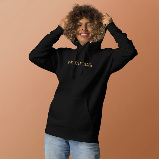 MUST SEE Shimmer Trendy Design with Print on Back Unisex Hoodie by EraofInk