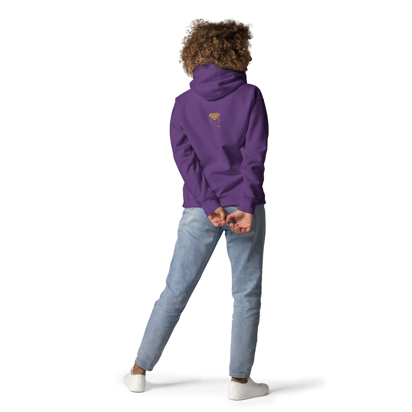 MUST SEE Shimmer Trendy Design with Print on Back Unisex Hoodie by EraofInk