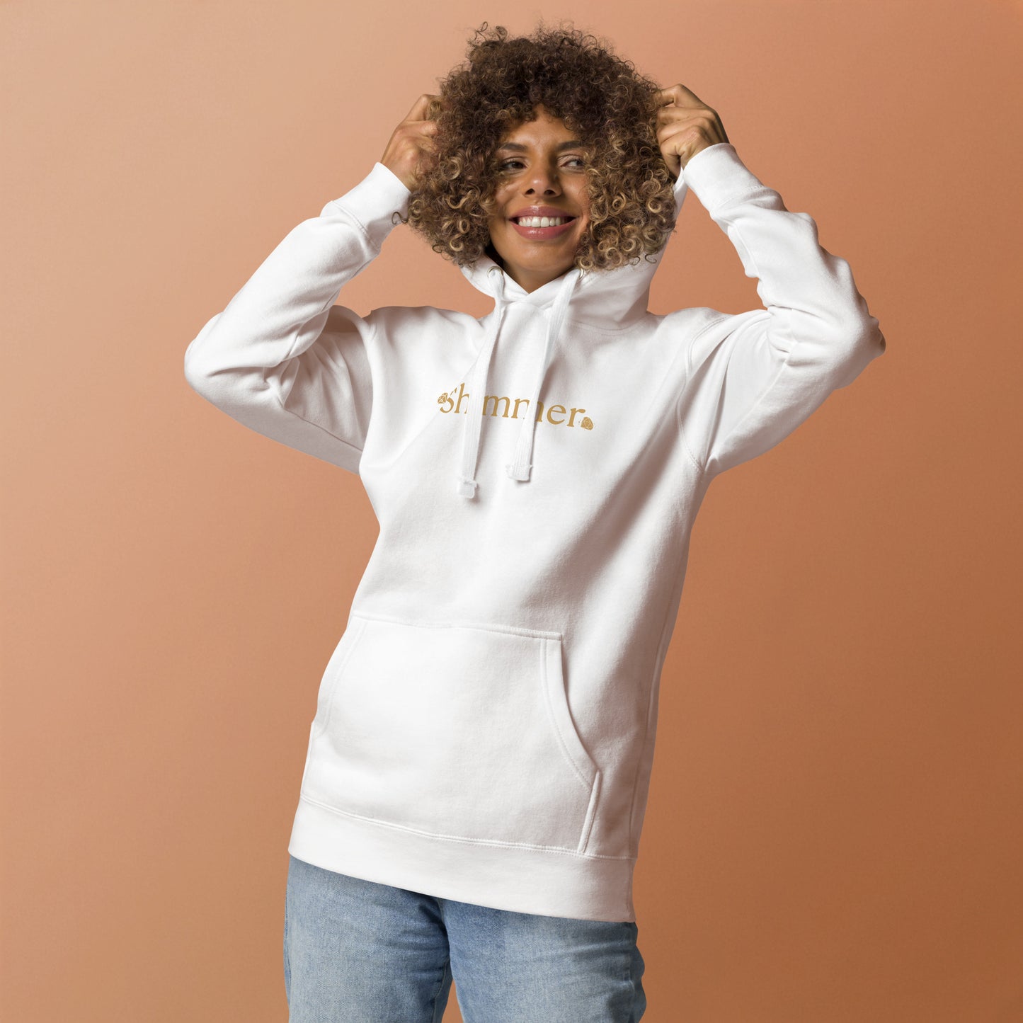 MUST SEE Shimmer Trendy Design with Print on Back Unisex Hoodie by EraofInk