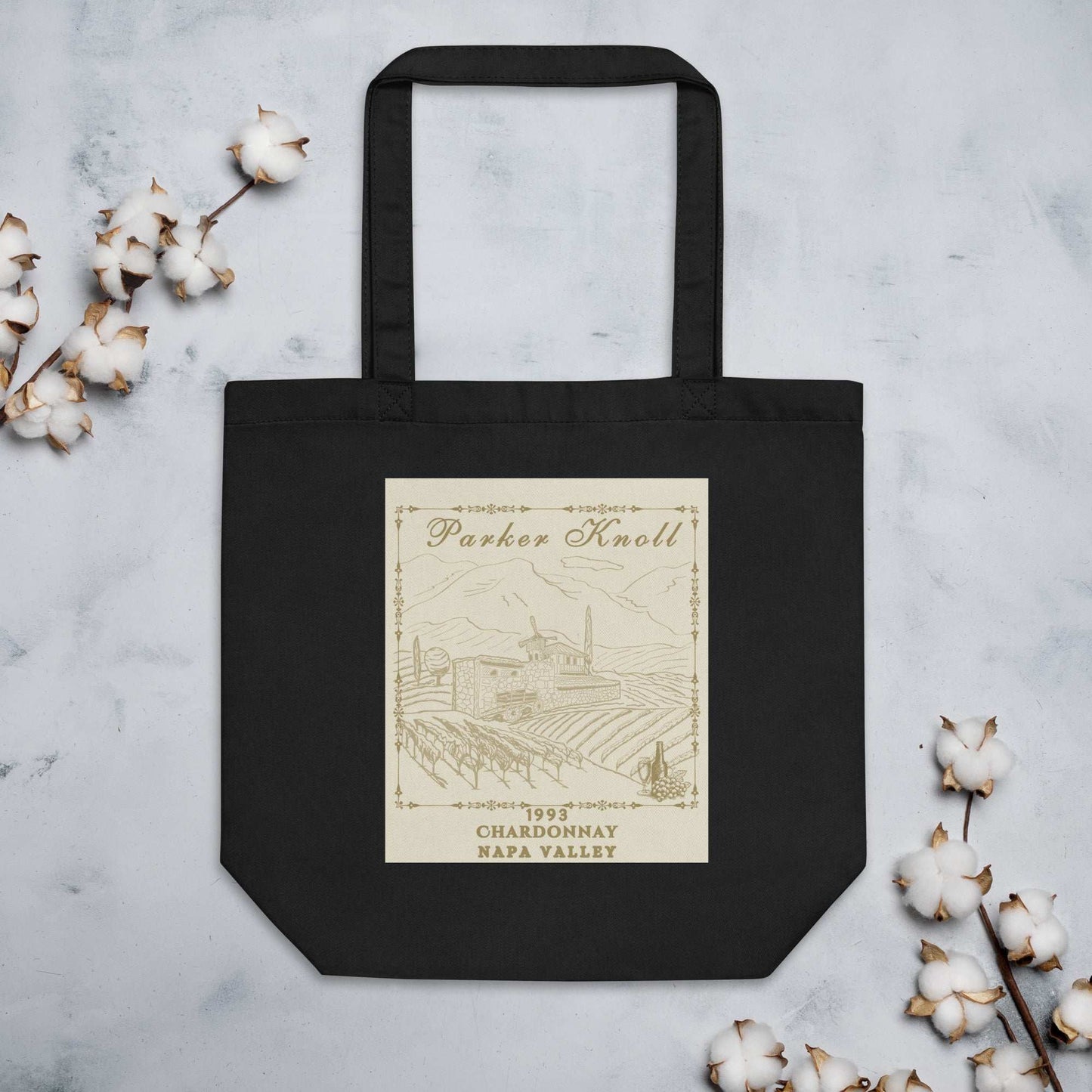 Parker Knoll Chardonnay Napa Valley - Eco Tote Bag - by RecreatingKrista