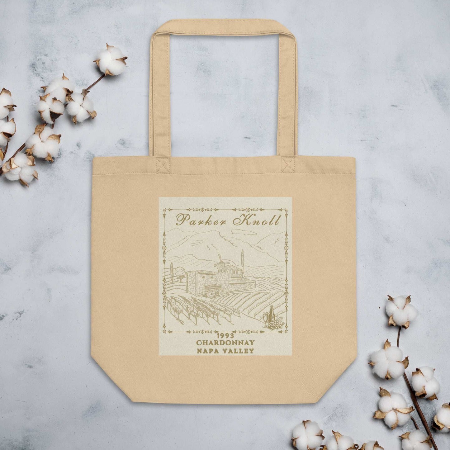 Parker Knoll Chardonnay Napa Valley - Eco Tote Bag - by RecreatingKrista