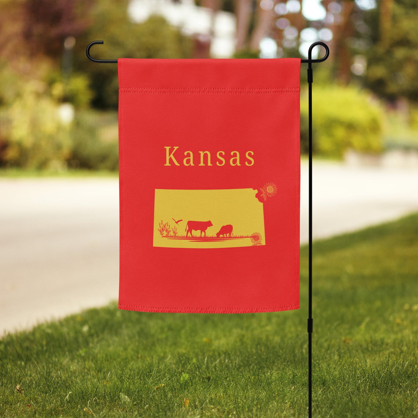 Kansas State Garden Flag by EraofInk