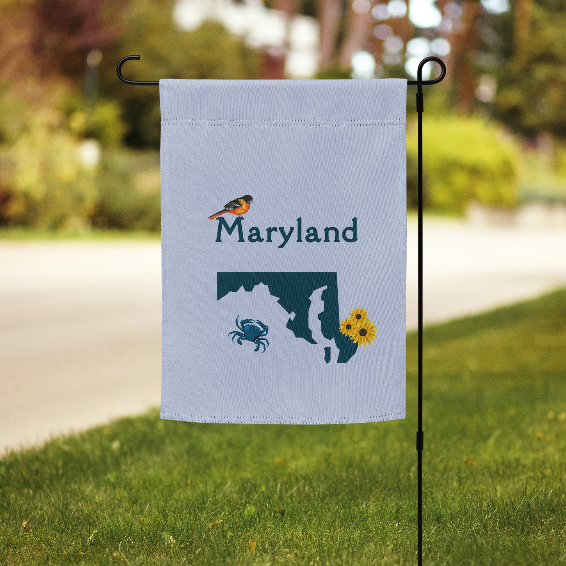 Maryland State Garden Flag by EraofInk