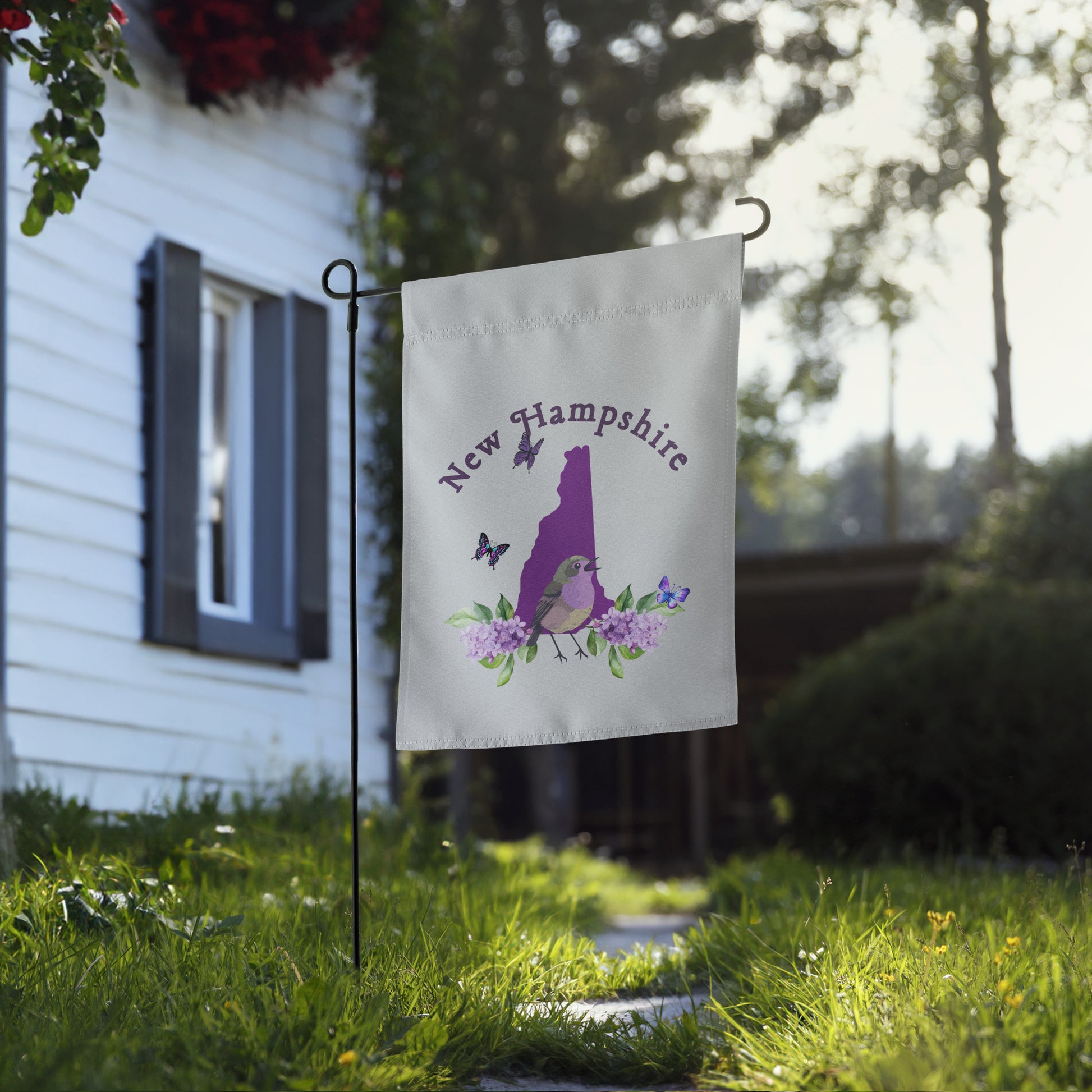 New Hampshire State Garden Flag by EraofInk