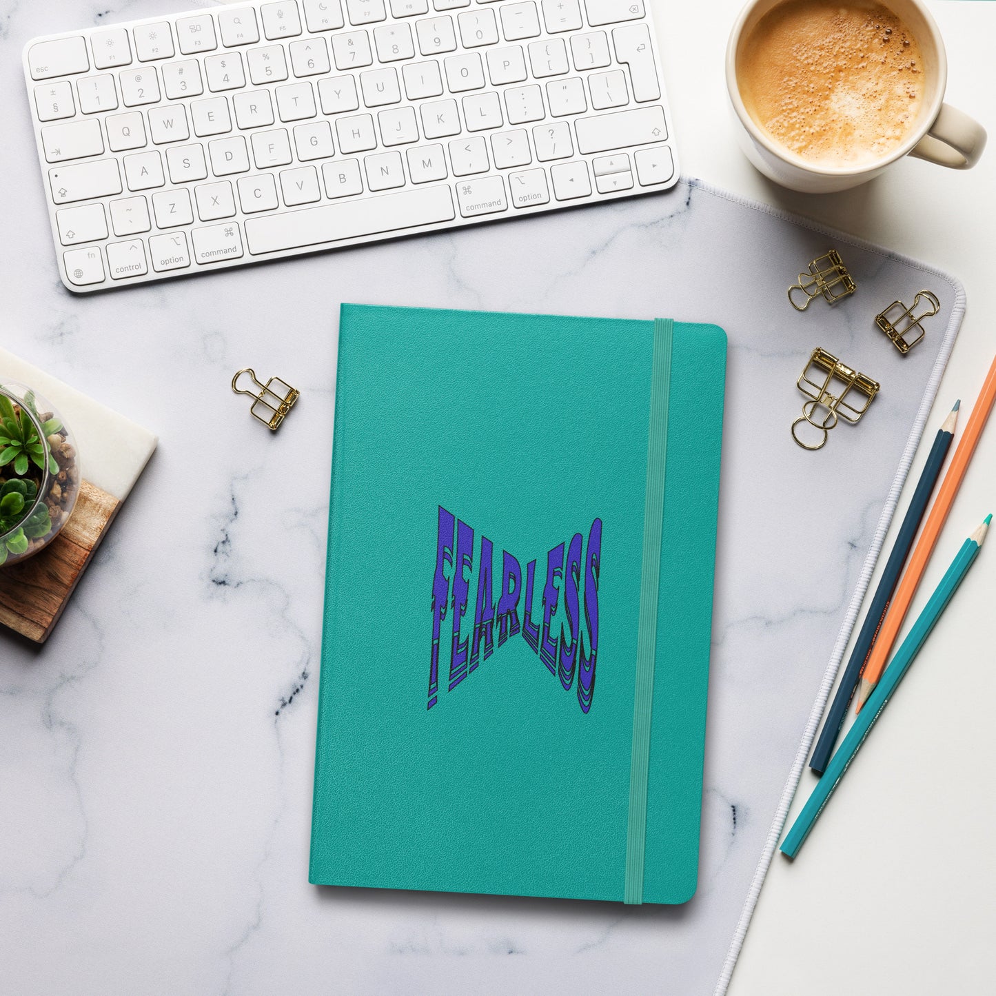 Fearless Hardcover Bound Notebook by EraofInk