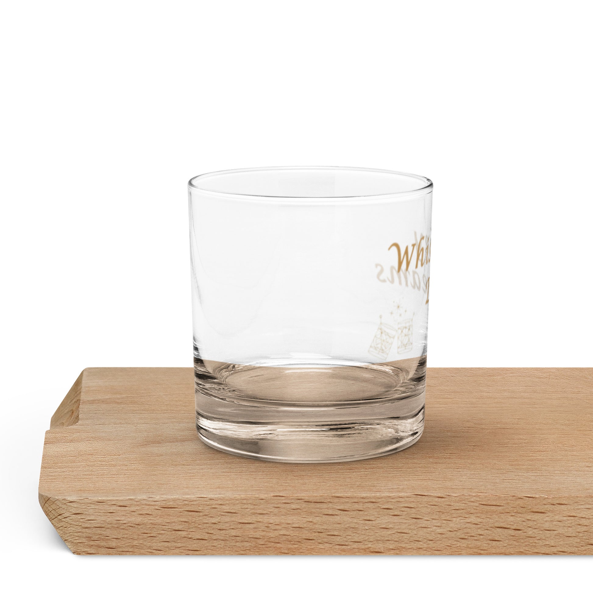 Whiskey Dreams for the Whiskey Drinker Rocks Glass by EraofInk