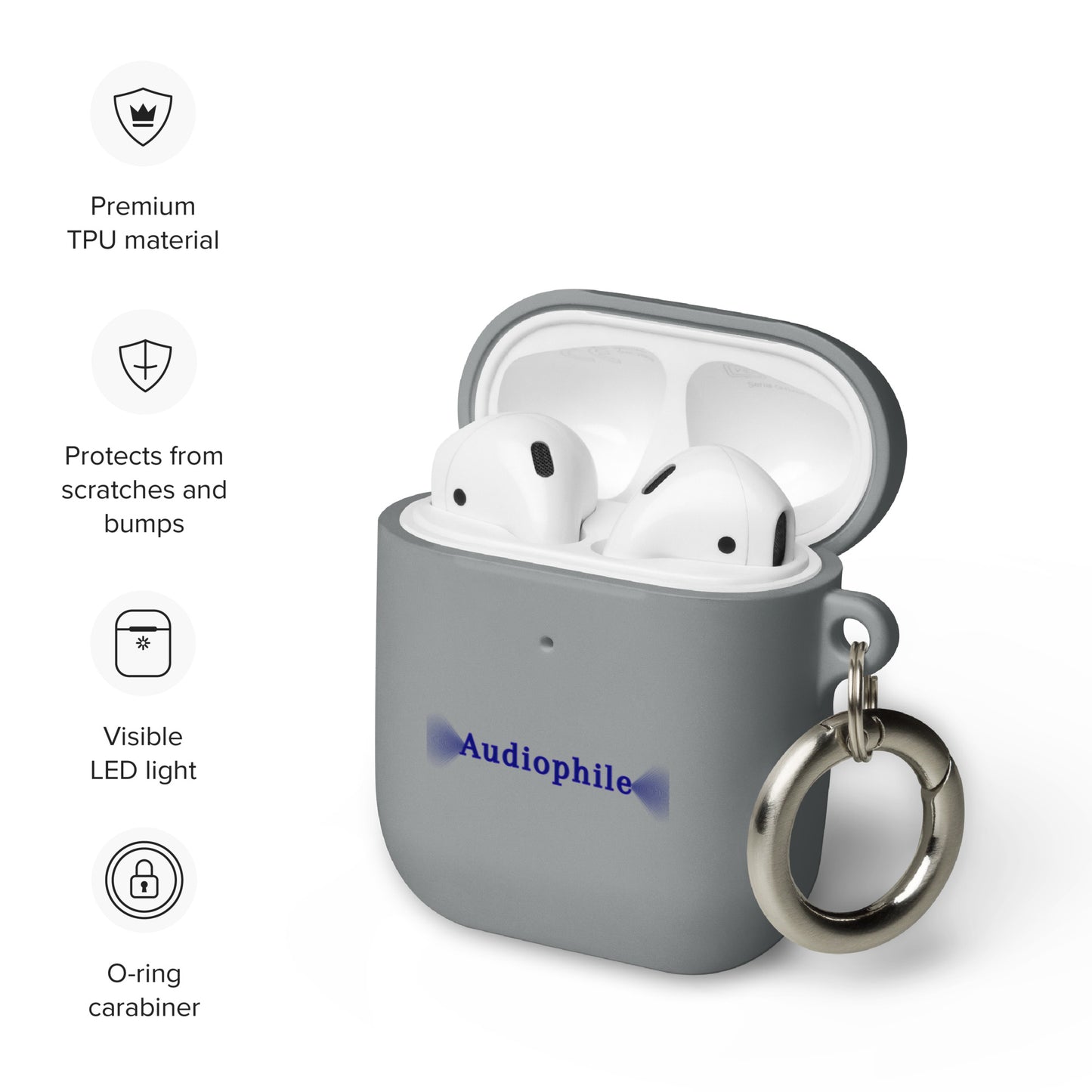 Audiophile Rubber Case for AirPods® by EraofInk