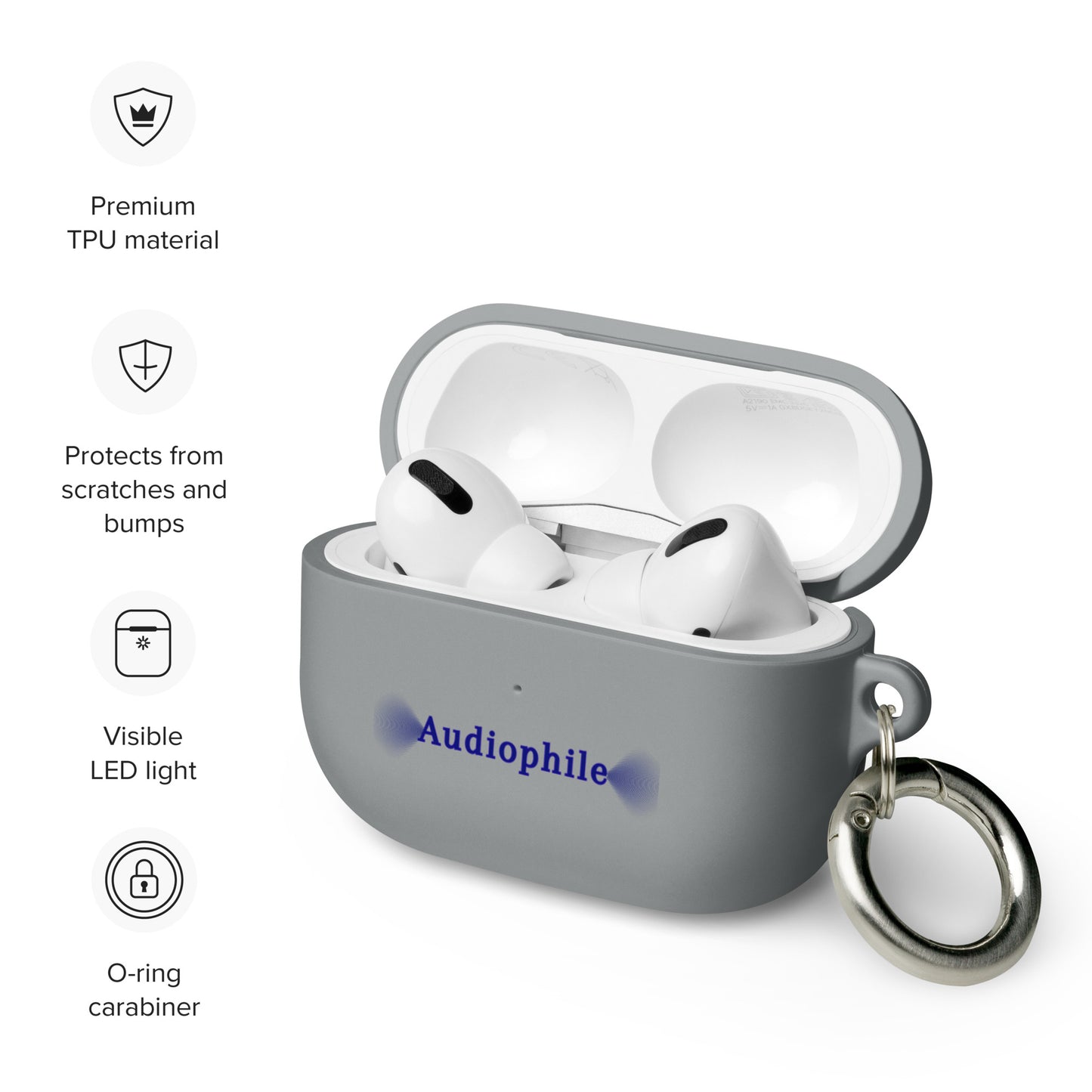 Audiophile Rubber Case for AirPods® by EraofInk