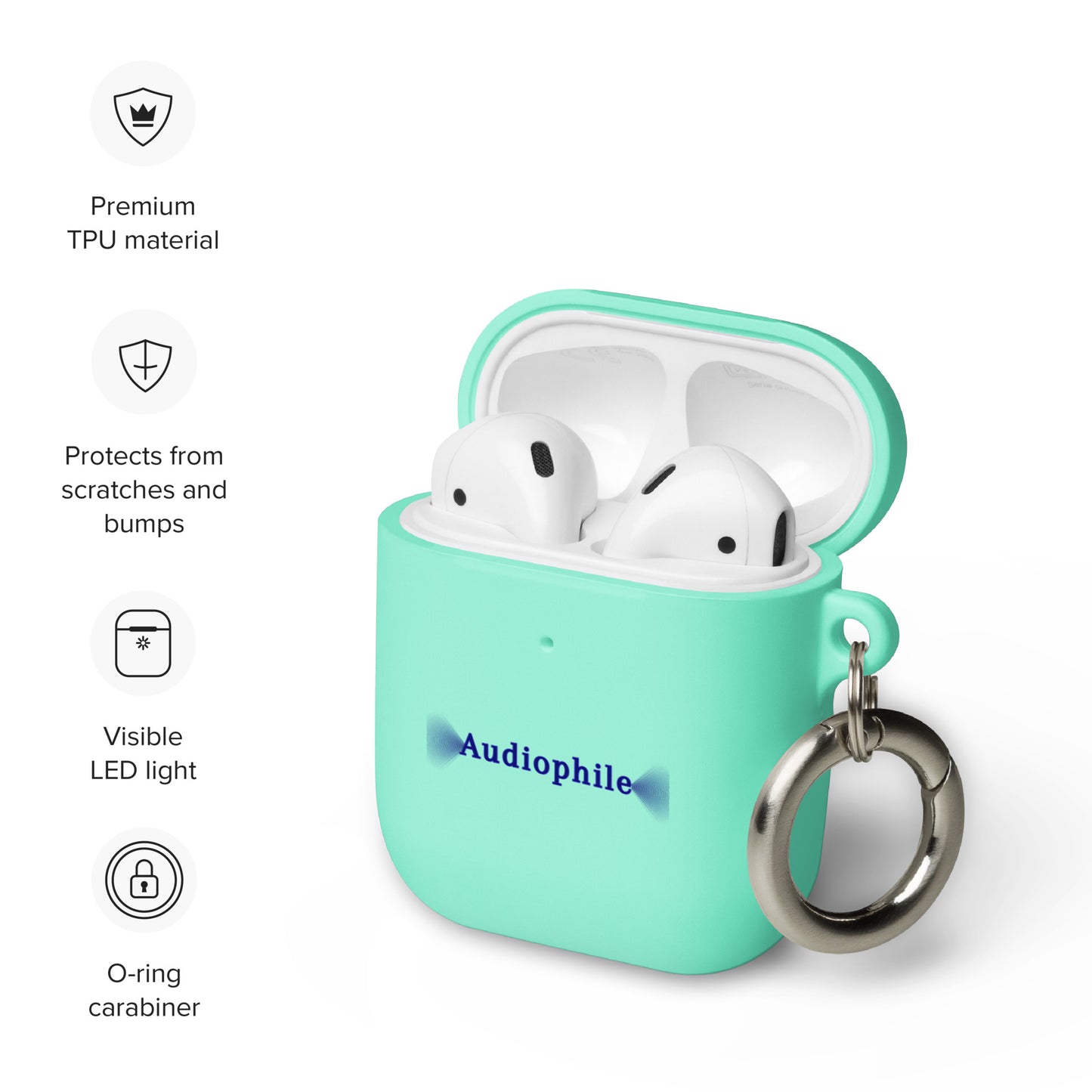 Audiophile Rubber Case for AirPods® by EraofInk
