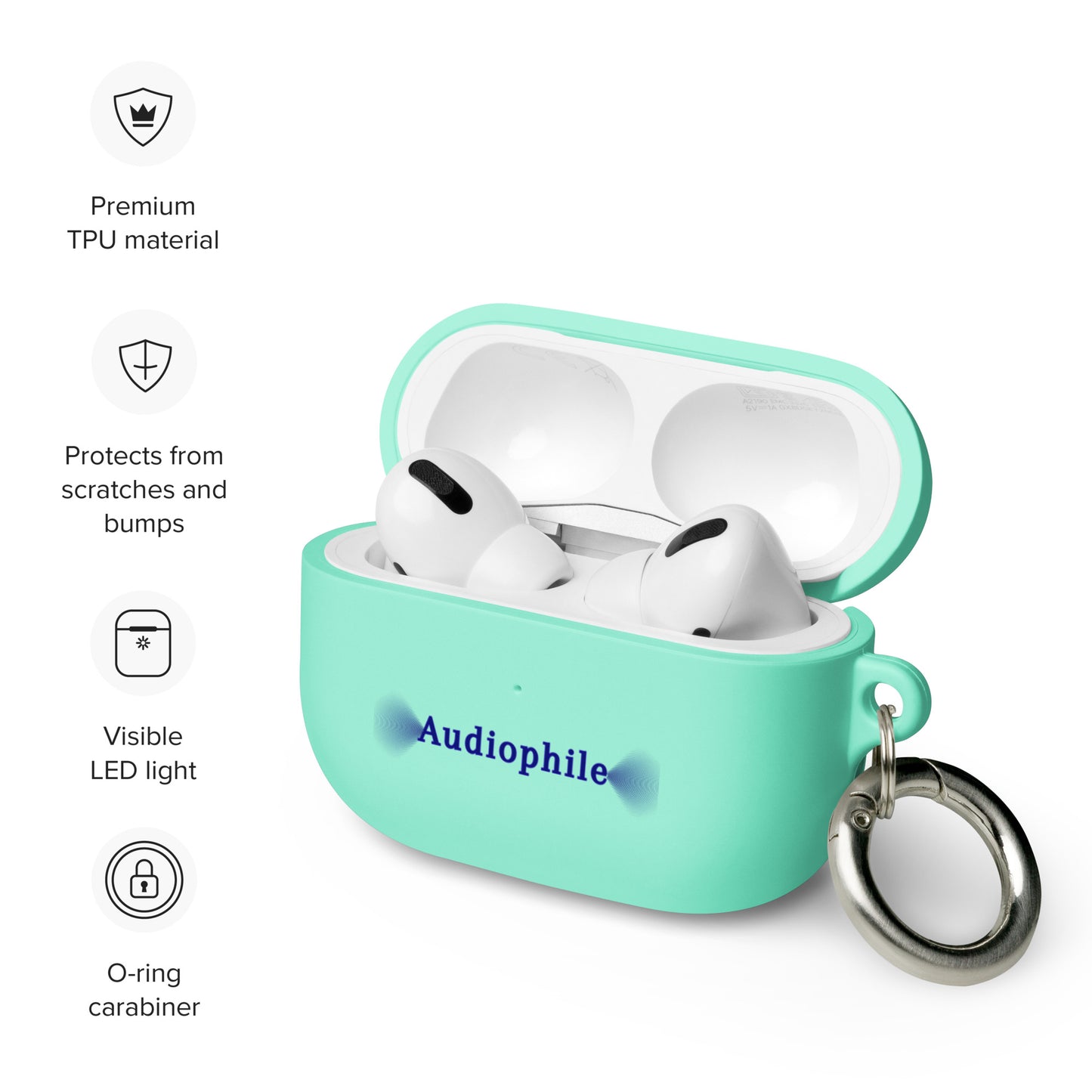 Audiophile Rubber Case for AirPods® by EraofInk