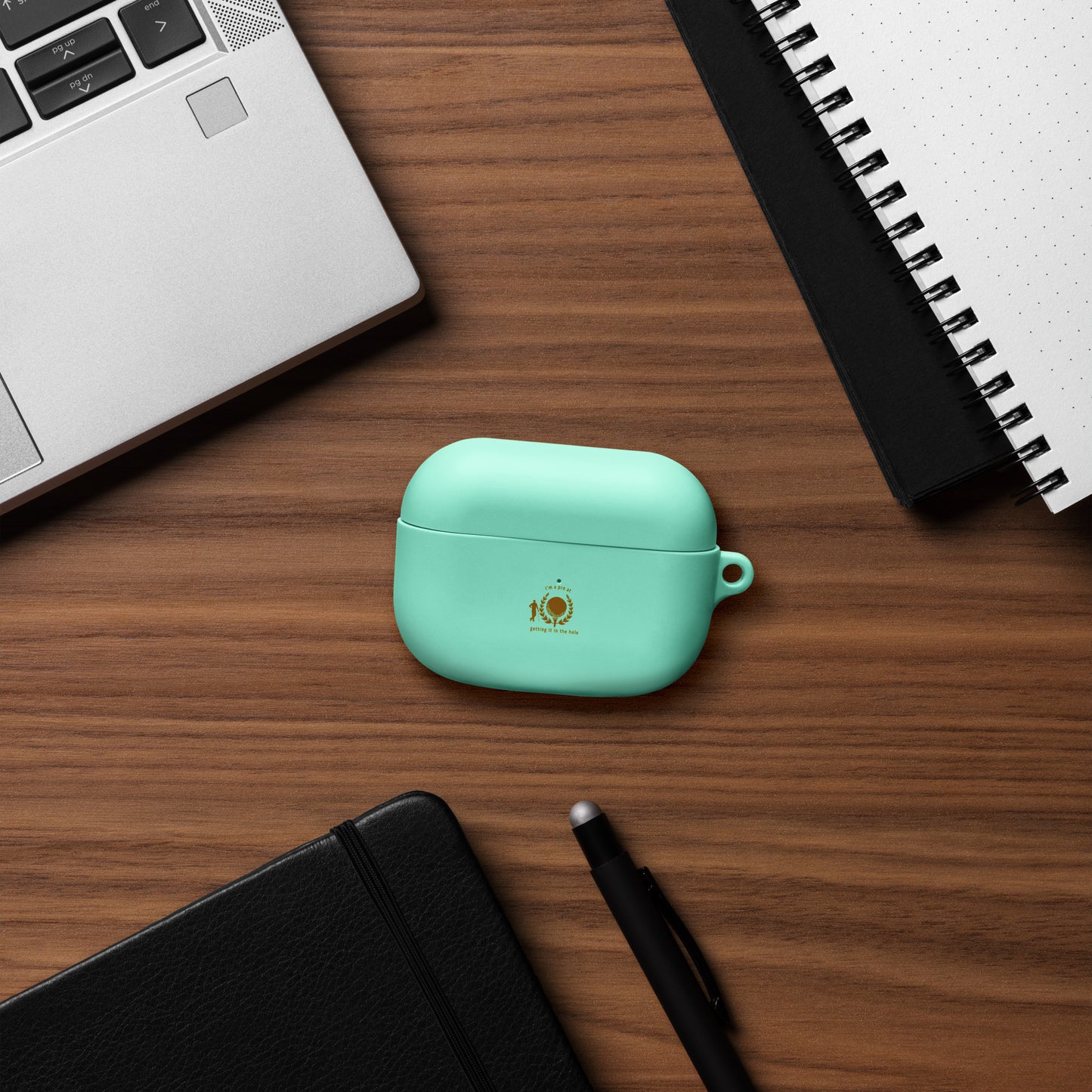 I'm a Pro at Getting It In the Hole Rubber Case for AirPods® by EraofInk