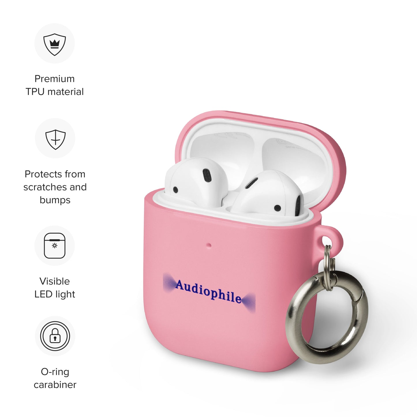 Audiophile Rubber Case for AirPods® by EraofInk