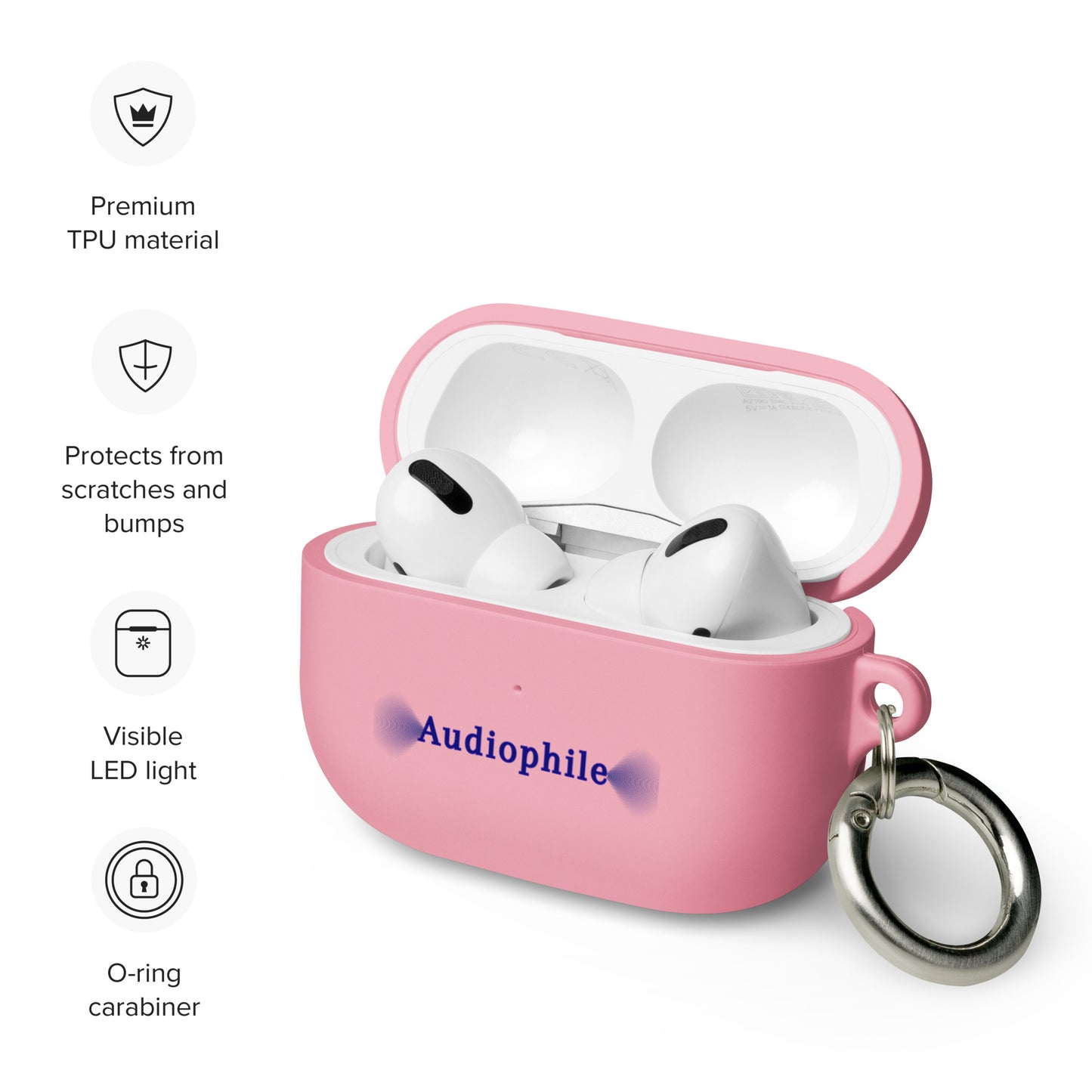 Audiophile Rubber Case for AirPods® by EraofInk
