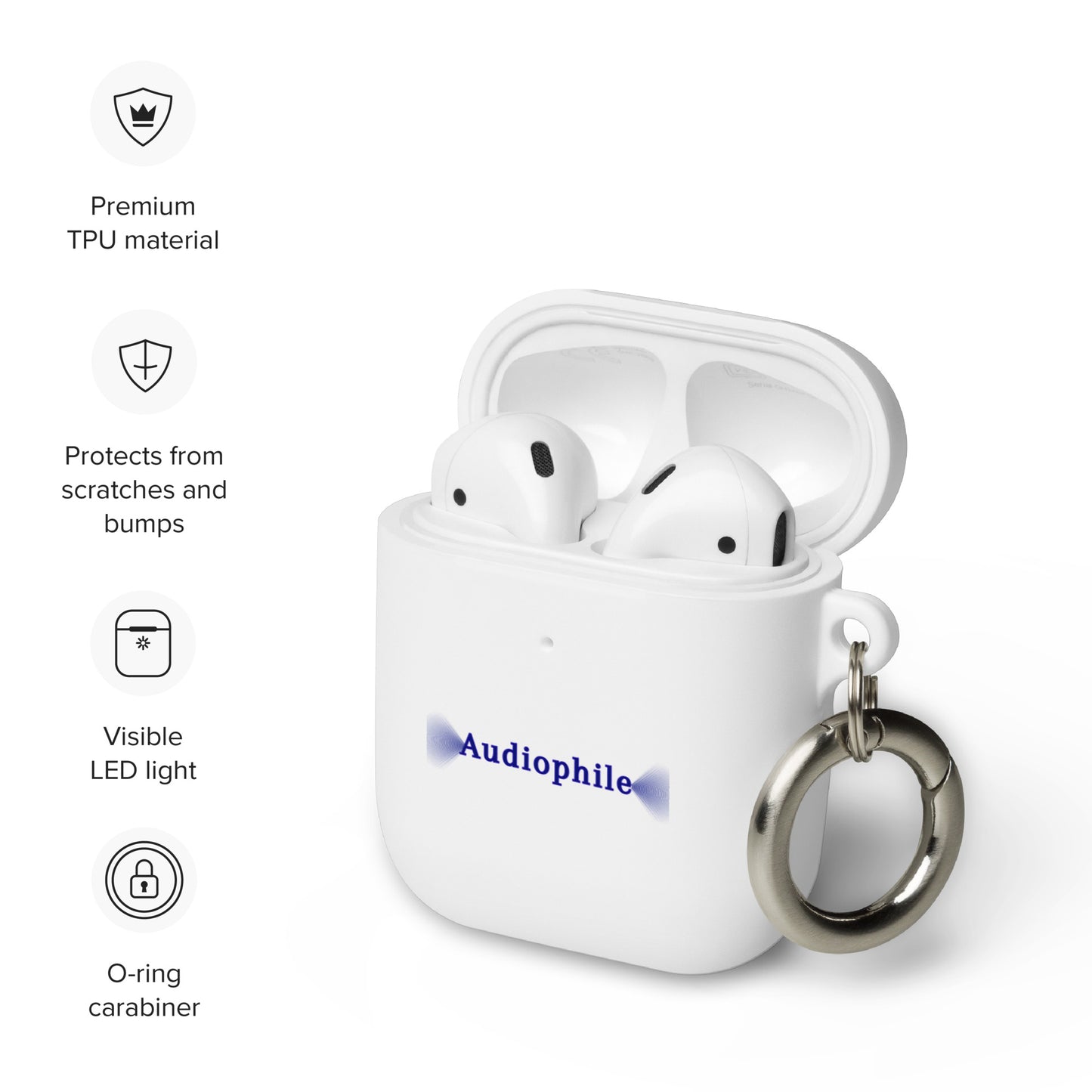 Audiophile Rubber Case for AirPods® by EraofInk