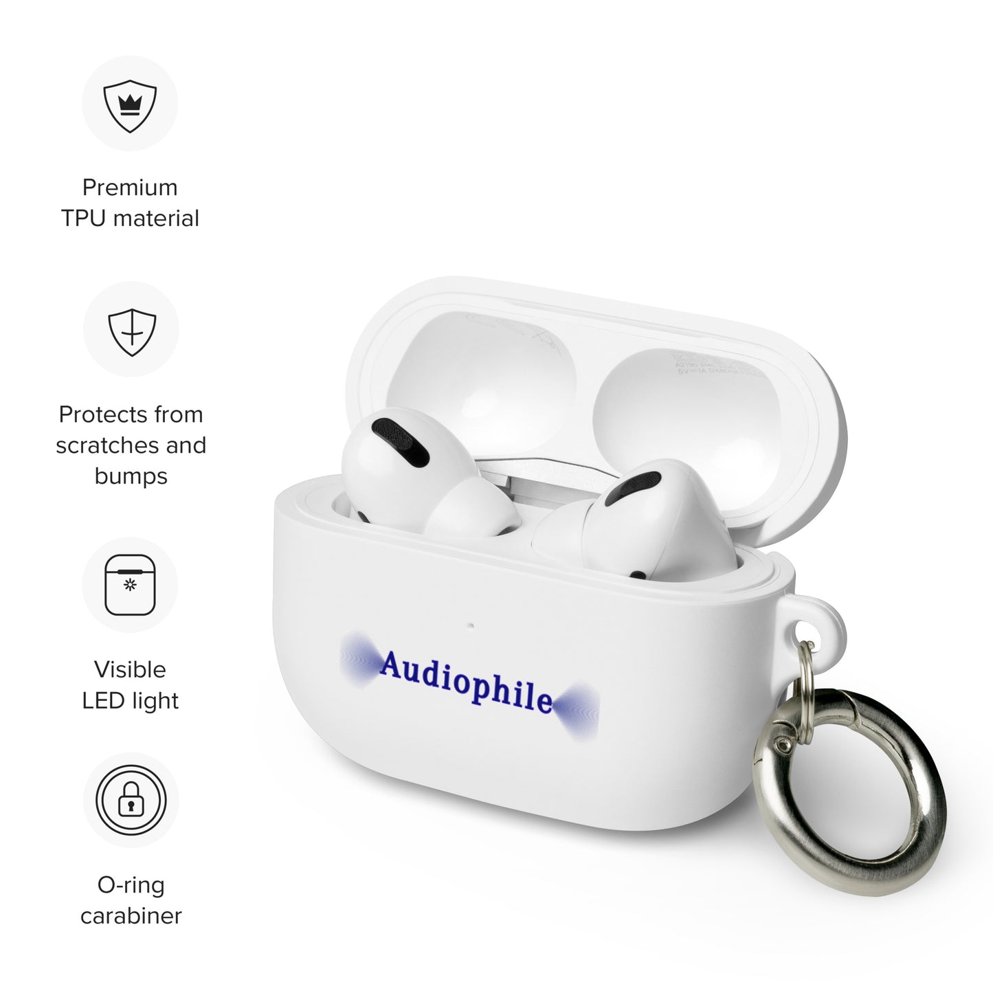 Audiophile Rubber Case for AirPods® by EraofInk