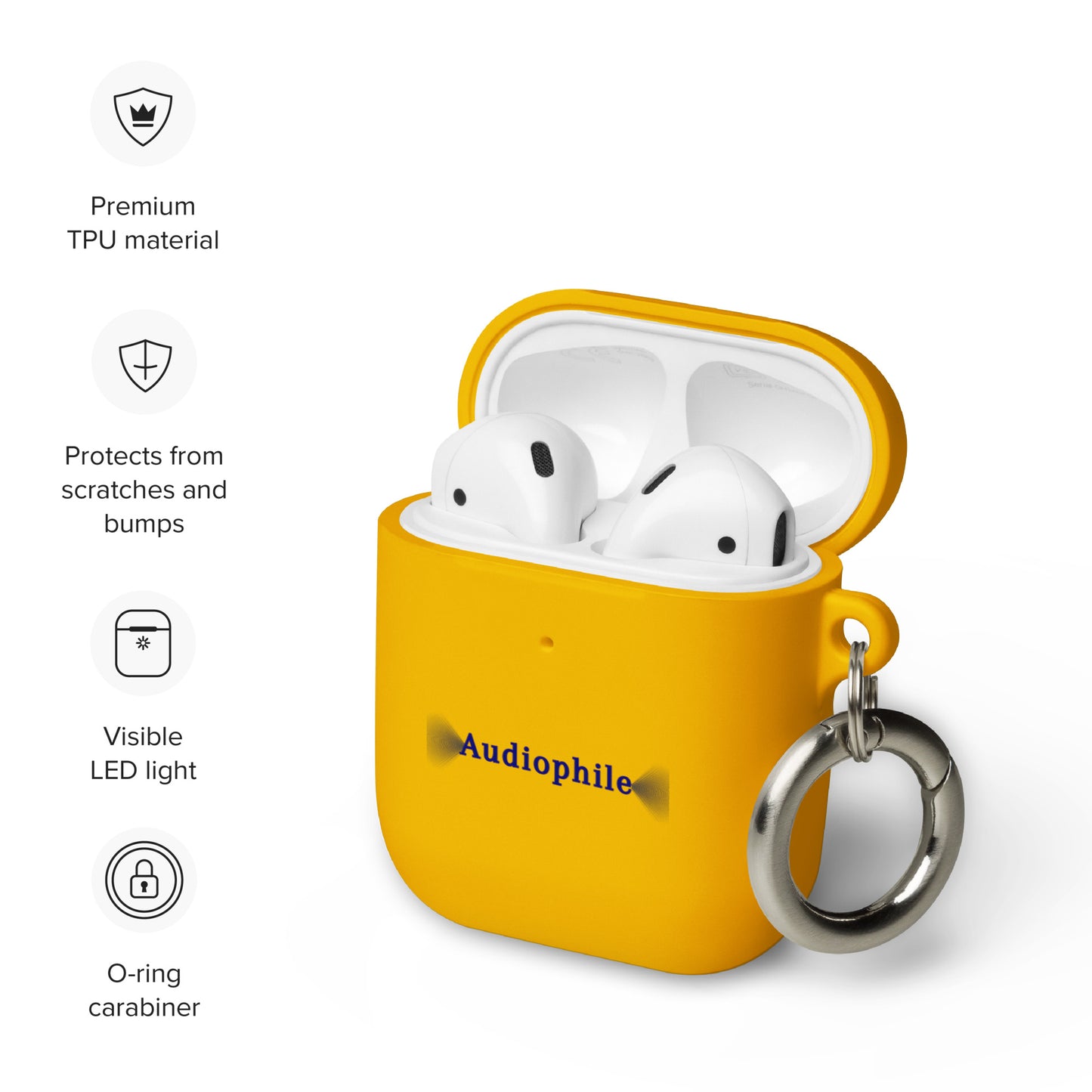 Audiophile Rubber Case for AirPods® by EraofInk