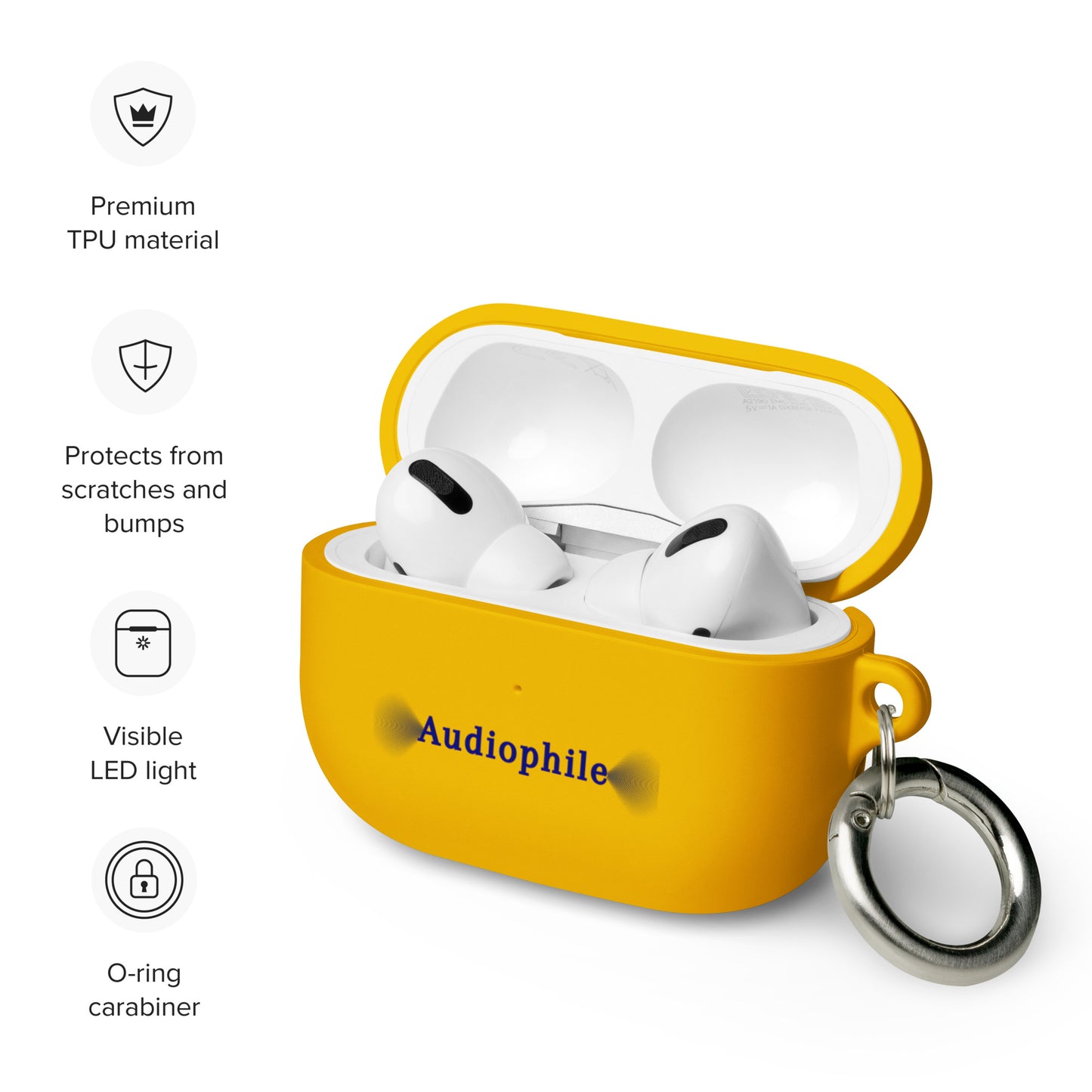 Audiophile Rubber Case for AirPods® by EraofInk