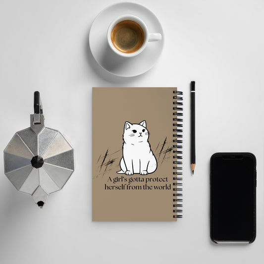 Childless Cat Lady & Proud Spiral Notebook by EraofInk