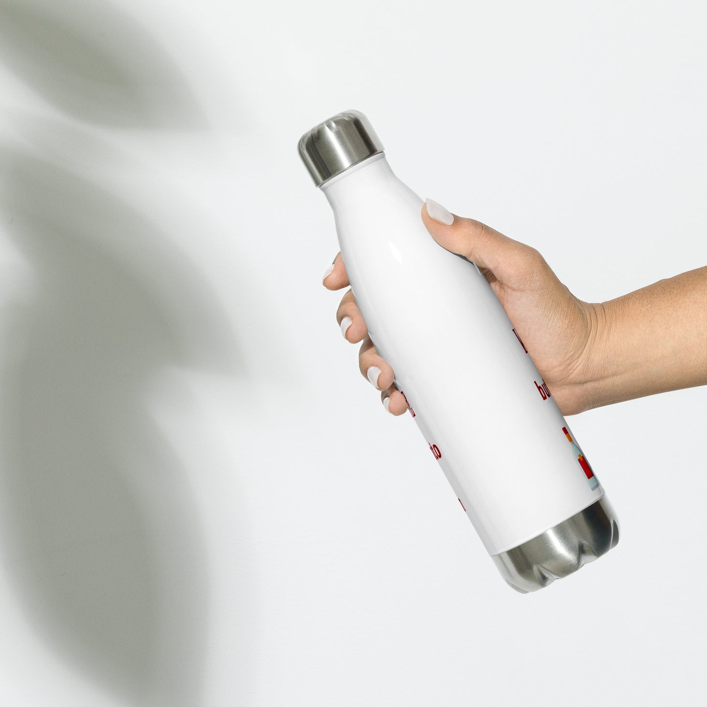 I Can't Turn Water into Wine but I Can Turn Vodka into Poor Choices & Total F-ing Mayhem Stainless steel water bottle by RecreatingKrista