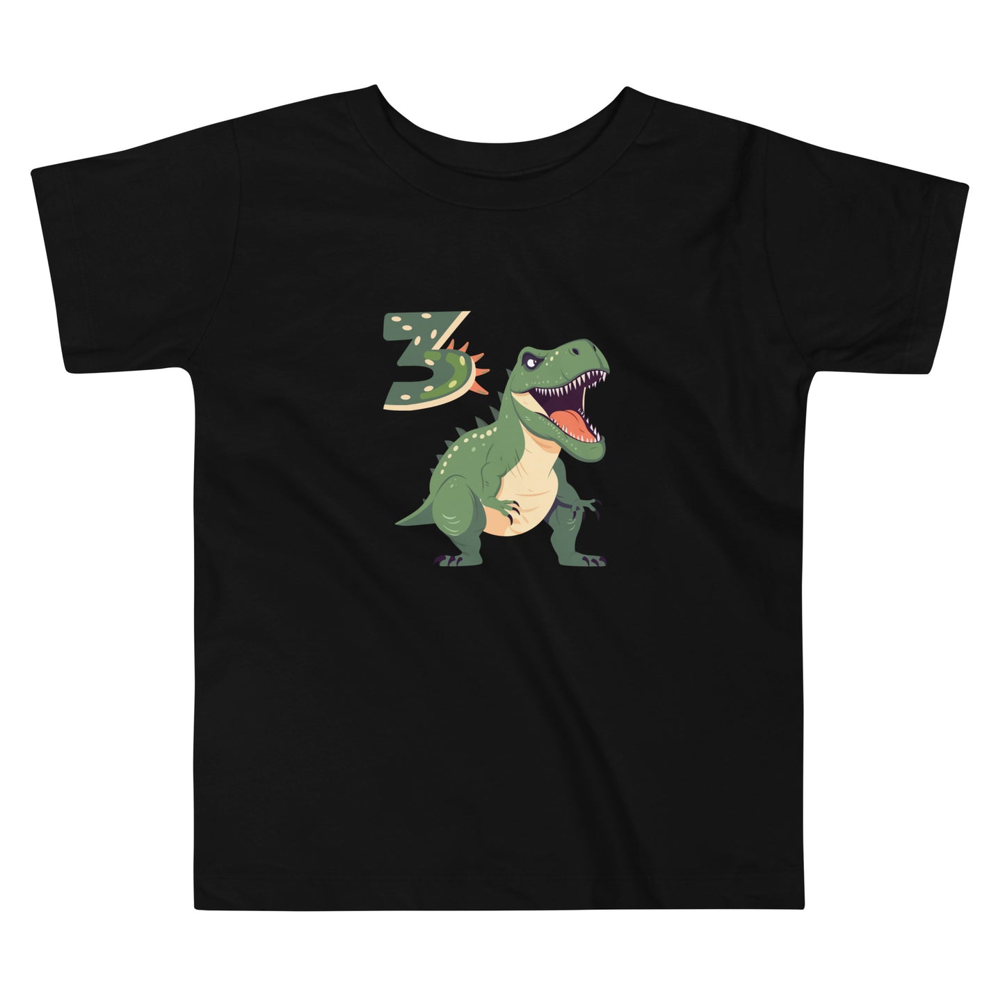 Dinosaur Shirt for 3rd Birthday Toddler Tee by EraofInk