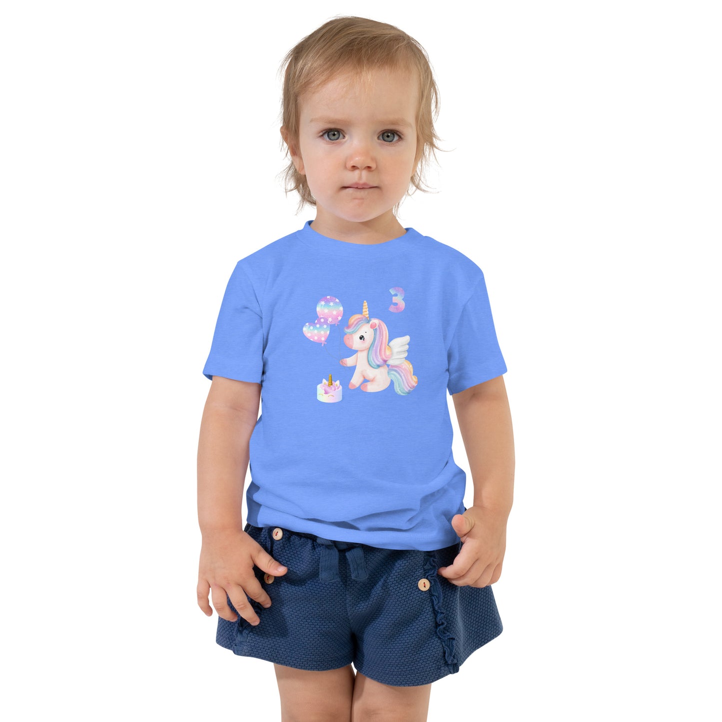 Unicorn for Toddler 3rd Birthday Tee by EraofInk