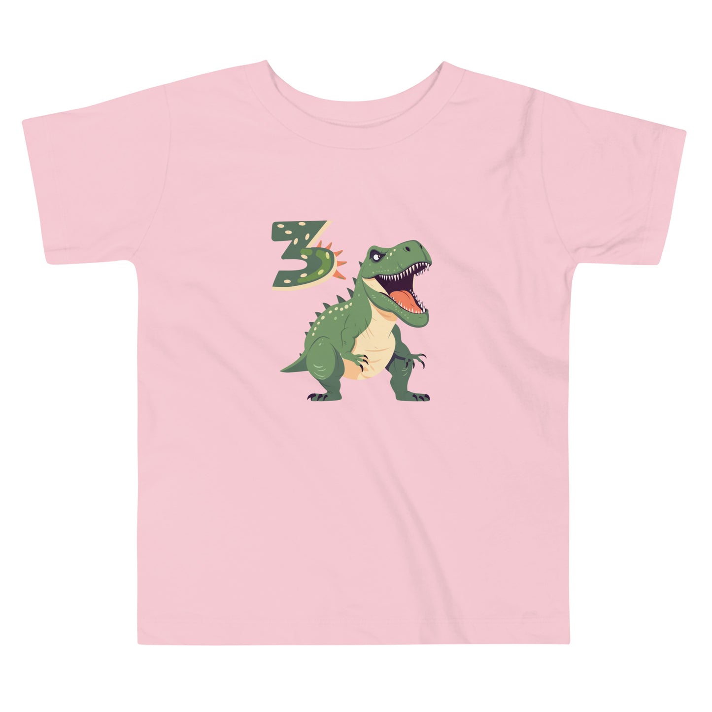 Dinosaur Shirt for 3rd Birthday Toddler Tee by EraofInk