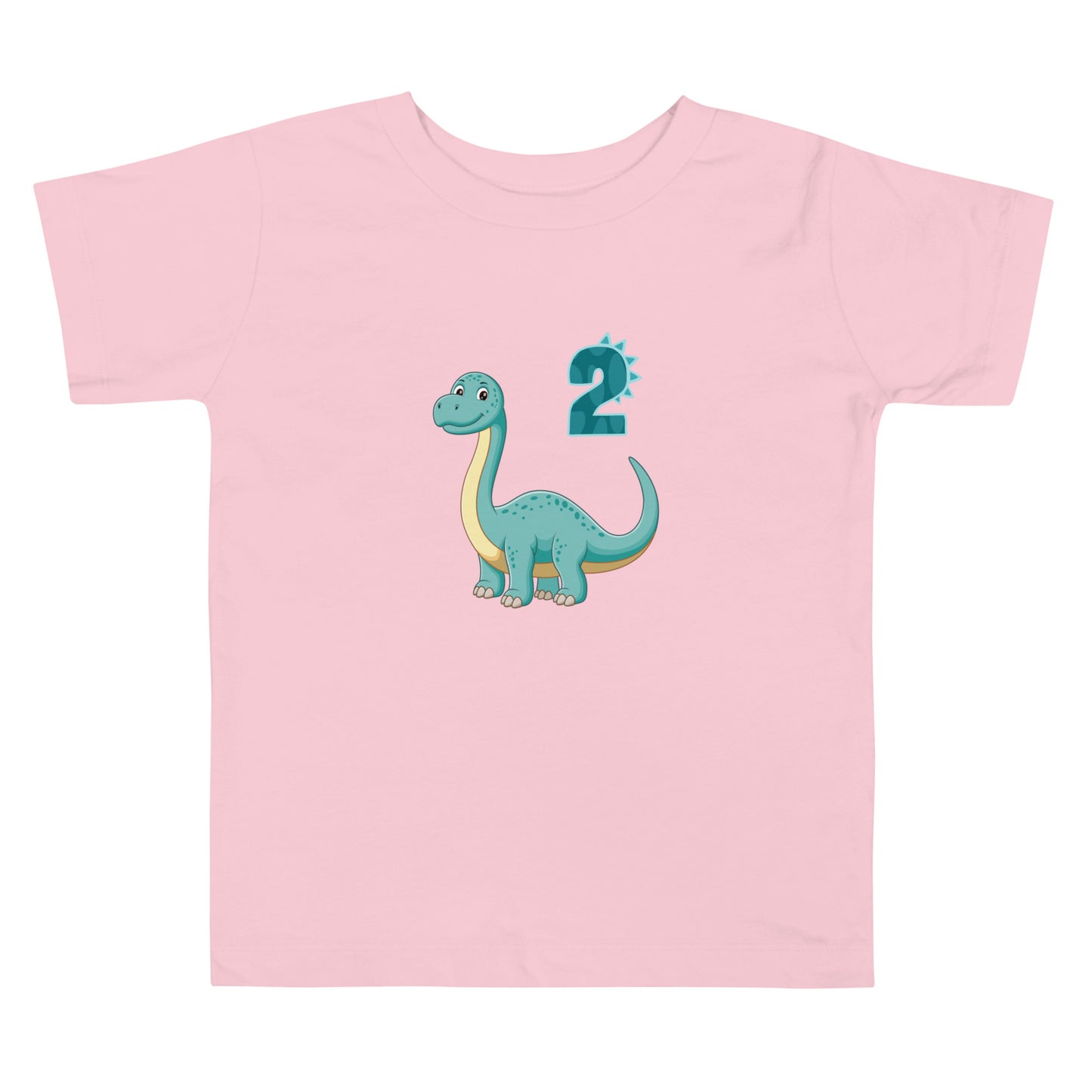 Dinosaur Shirt for 2nd Birthday Toddler Tee by EraofInk