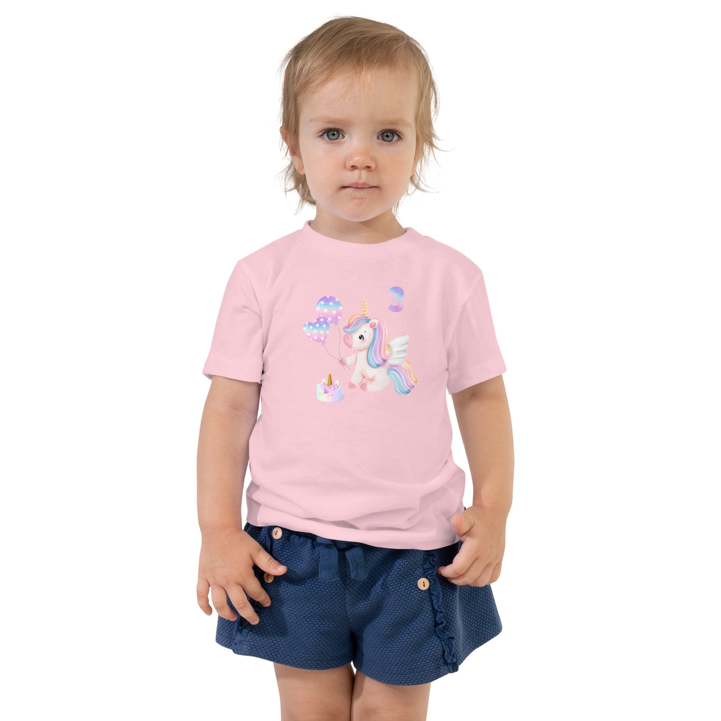 Unicorn for Toddler 3rd Birthday Tee by EraofInk