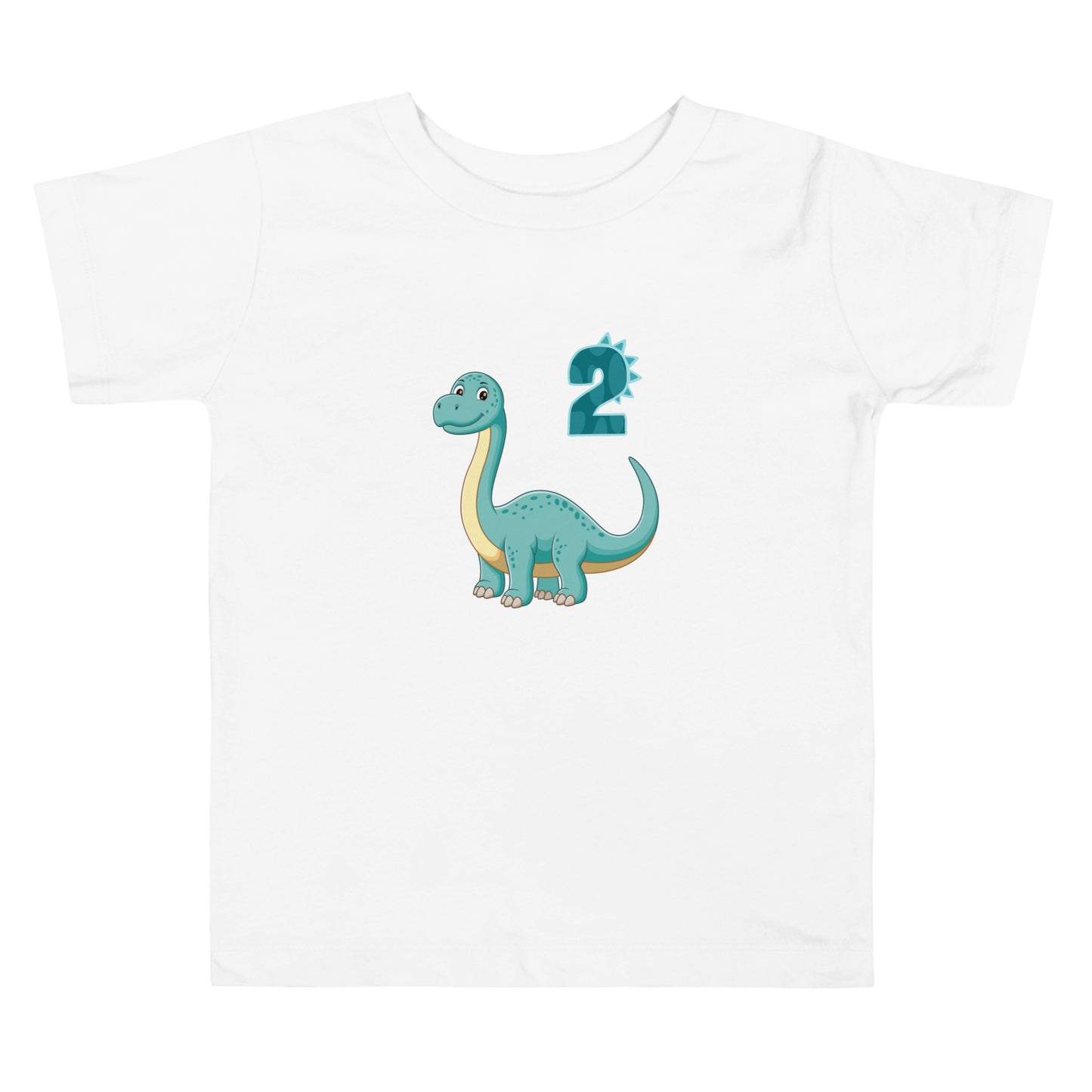 Dinosaur Shirt for 2nd Birthday Toddler Tee by EraofInk