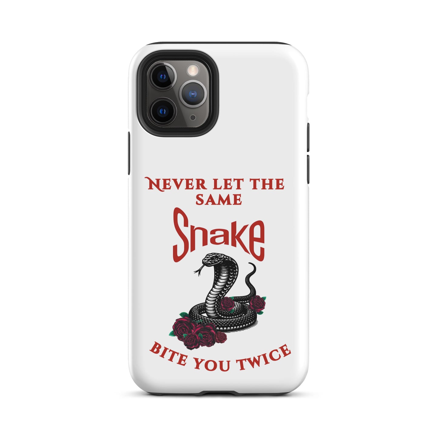 Never Let the Same Snake Bite You Twice - Tough Case for iPhone® - by RecreatingKrista