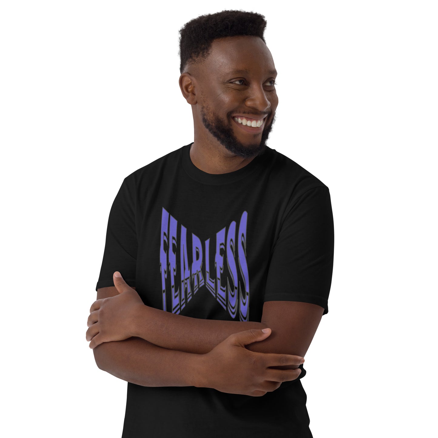 Fearless Warped Font Unisex Tee by EraofInk