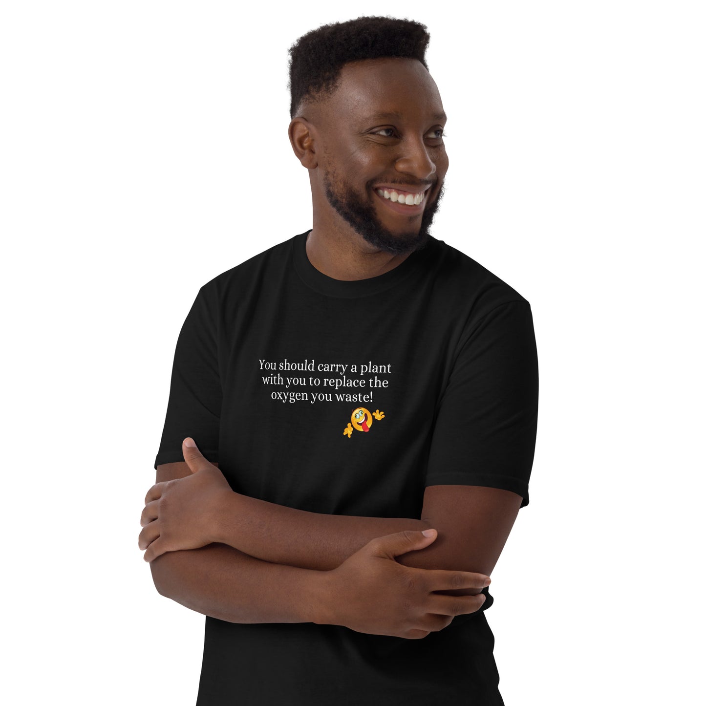 Silly Insult Tee Carry a Plant With You to Replace the Oxygen You Waste Unisex Tee by EraofInk
