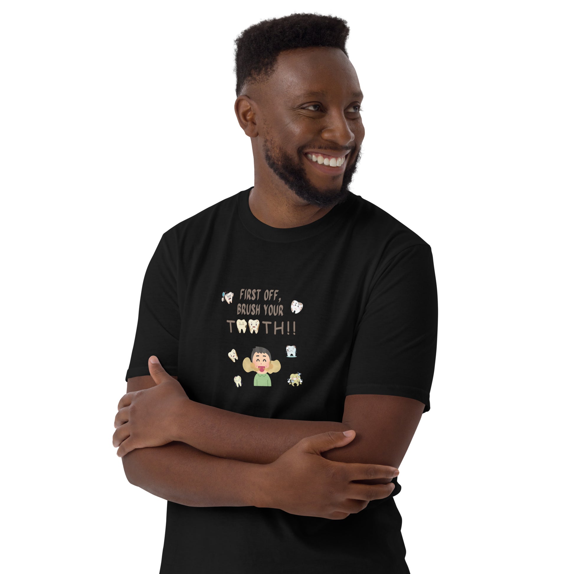 A not so subtle way to tell a guy his mouth smells Unisex Tee by EraofInk