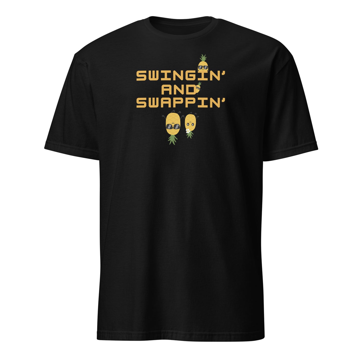 Swinger Lifestyle Tee Swingin' and Swapping Unisex Tee by EraofInk