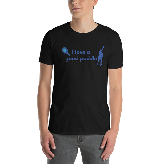 I Love a Good Paddle Pickleball Unisex Tee by EraofInk