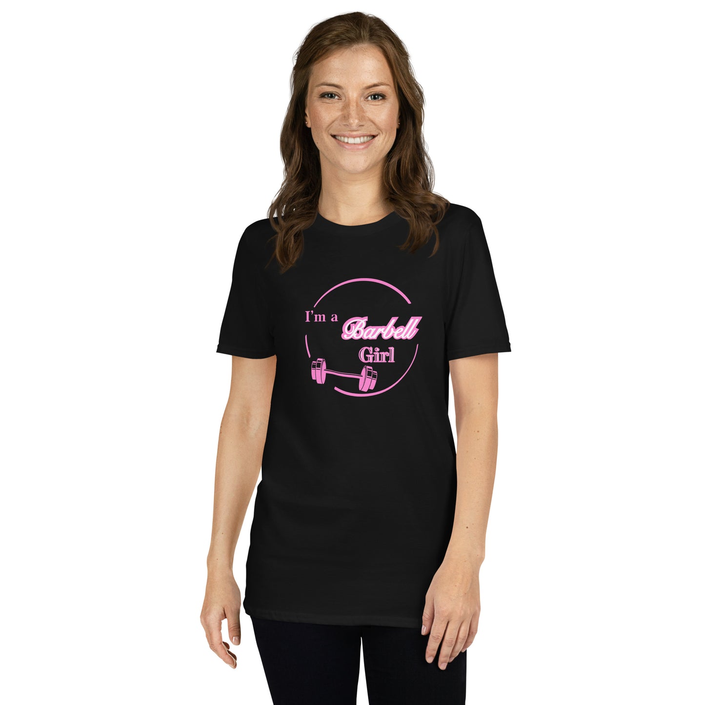 I'm A Barbell Girl Unisex Tee by EraofInk