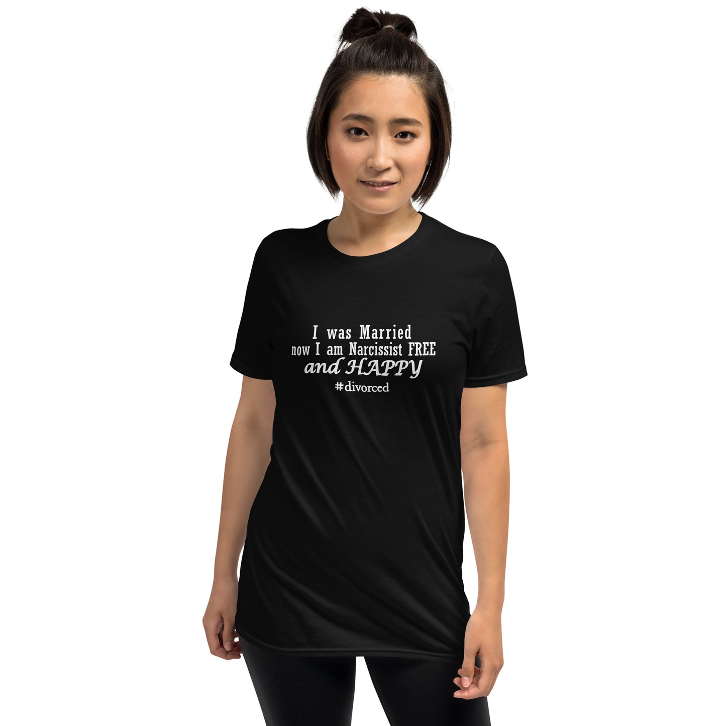 I Was Married Now I Am Narcissist Free & Happy #divorce Unisex Tee by EraofInk