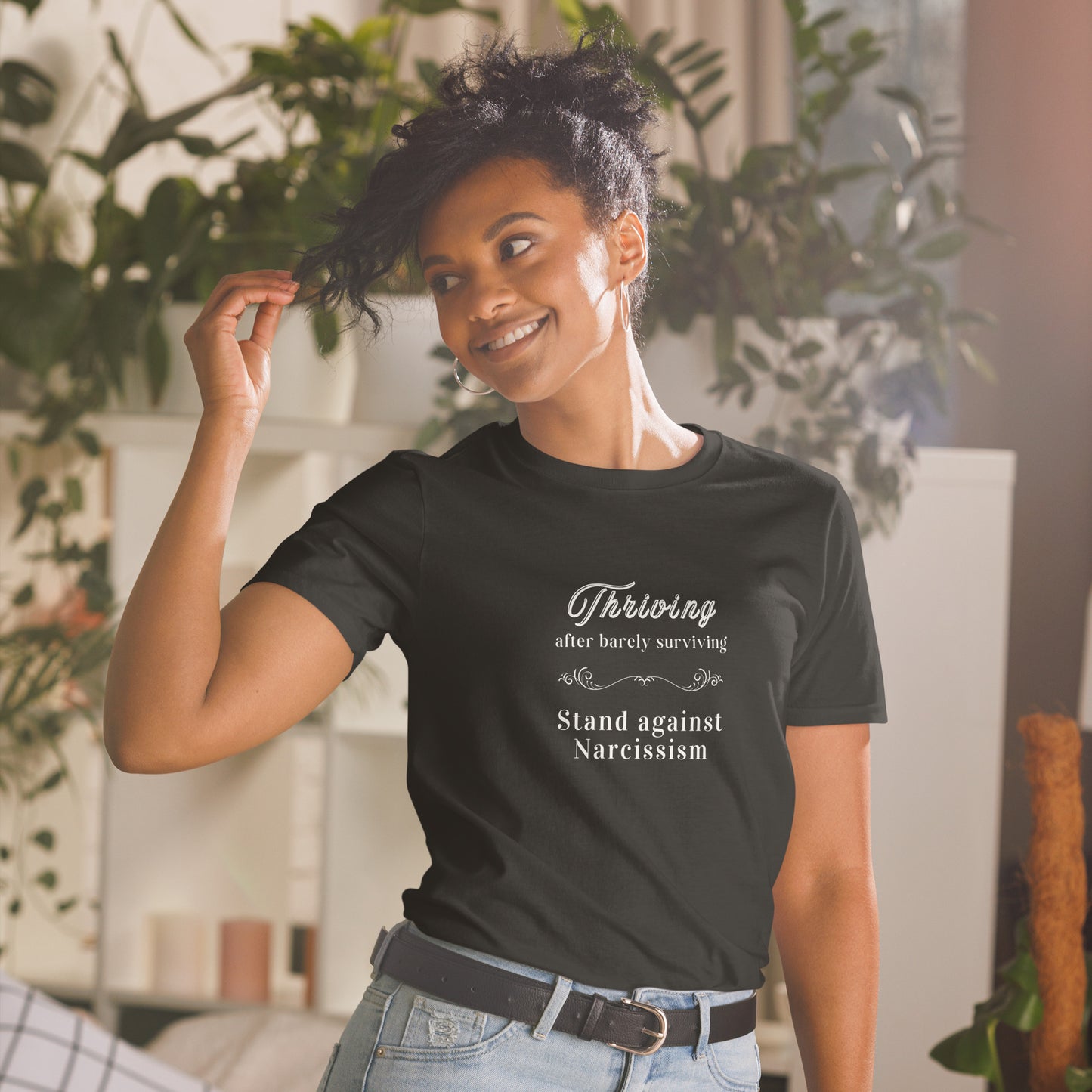 Thriving After Barely Surviving Unisex Tee by EraofInk